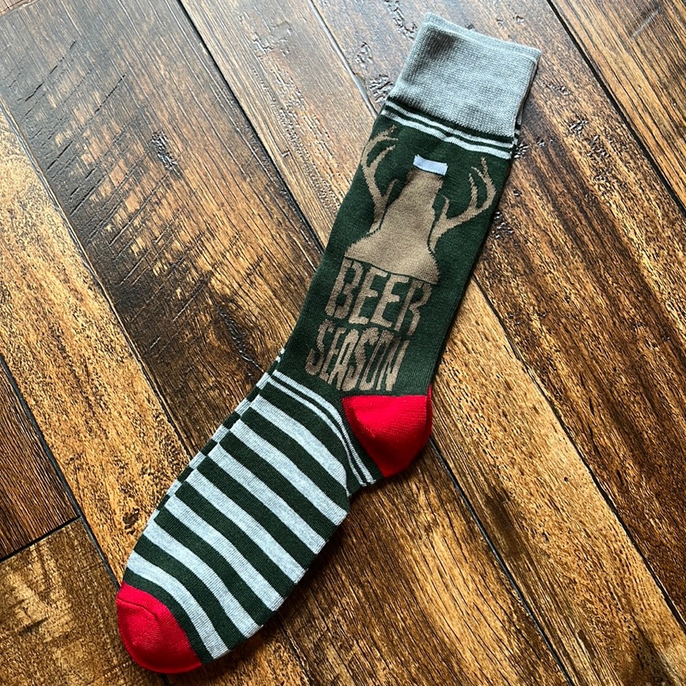 Beer Season novelty socks